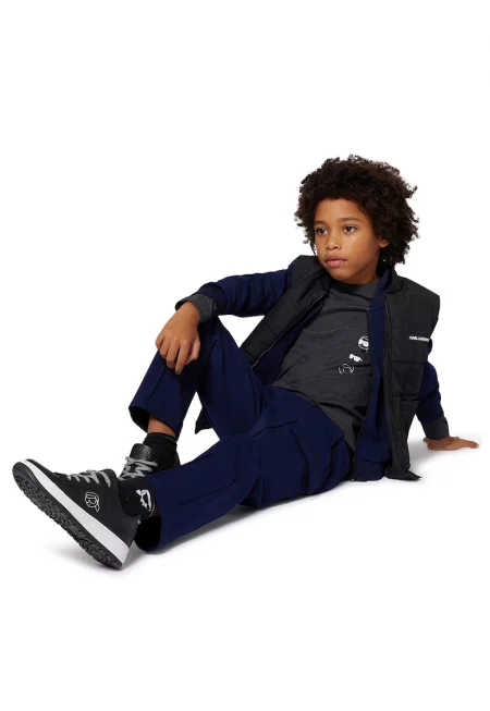 Прав карго панталон - Индигово синьо