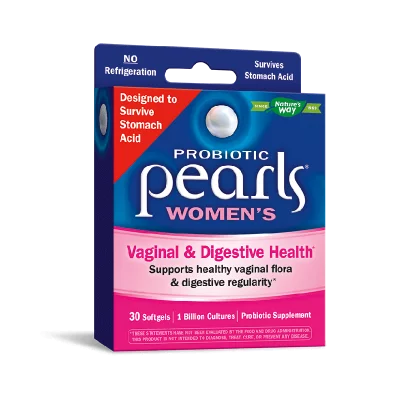 Пробиотик Пърлс за жени - перли - Pearls® Probiotic Women`s, 1 млрд. активни пробиотици, 30 софтгел капсули
