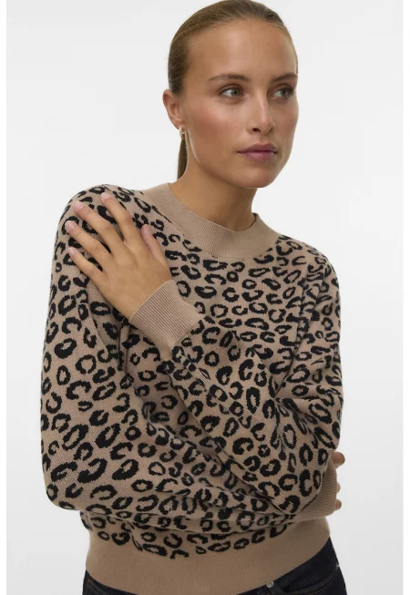 Пуловер с дълги ръкави