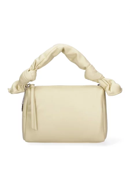 Ръчна чанта от еко кожа - Жълт