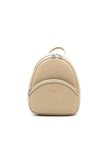 Раница с регулиращи се презрамки и външен джоб - Камел