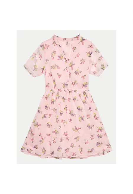 Рокля за момиче - Само за деца - 522254 - Розова - Полиестер