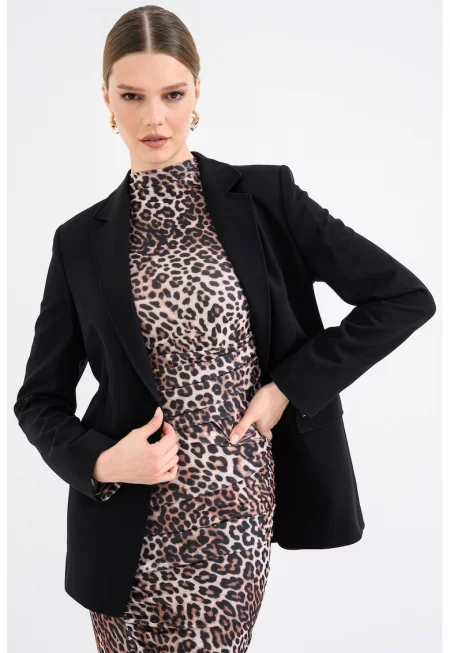 Сако с джобове с капаче