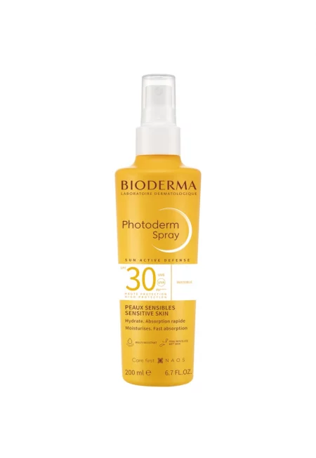 Слънцезащитен спрей  Photoderm SPF 30 - За чувствителна кожа - 200 мл