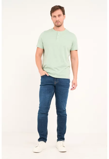 Слим дънки с миди талия