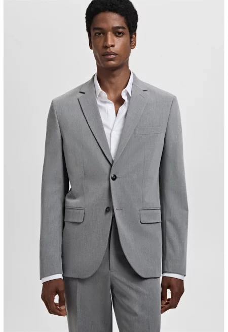 Слим сако - Сив