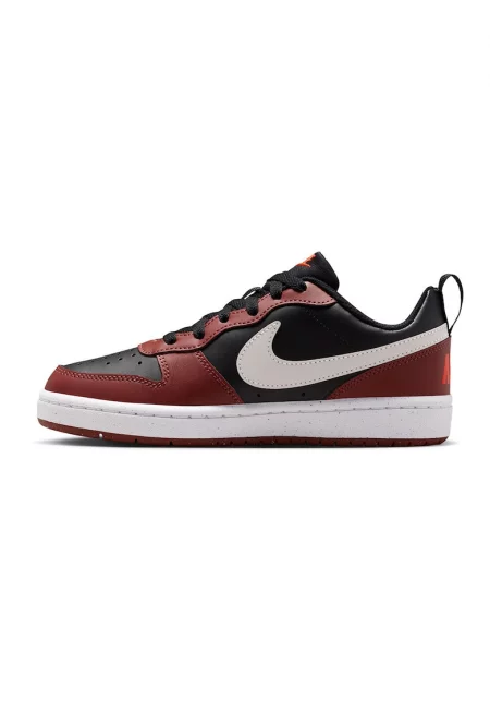 Спортни обувки Court Borough от еко кожа - Бял/Бордо/Черен
