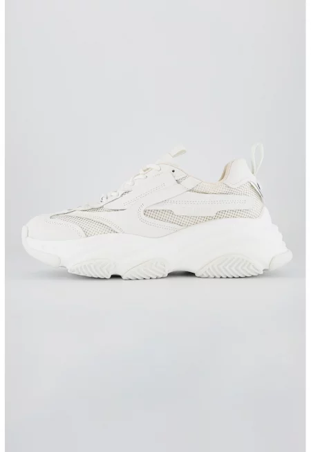 Спортни обувки Possess с мрежести зони - Бял