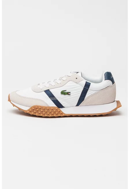 Спортни обувки Spin с велур - Бял/Бежов