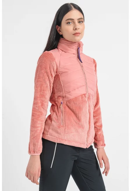 Суитшърт Talissi с цип - Розово