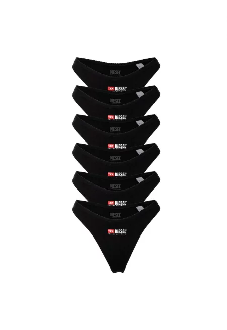 Танга Punchy D-Core - 6 чифта - Черен