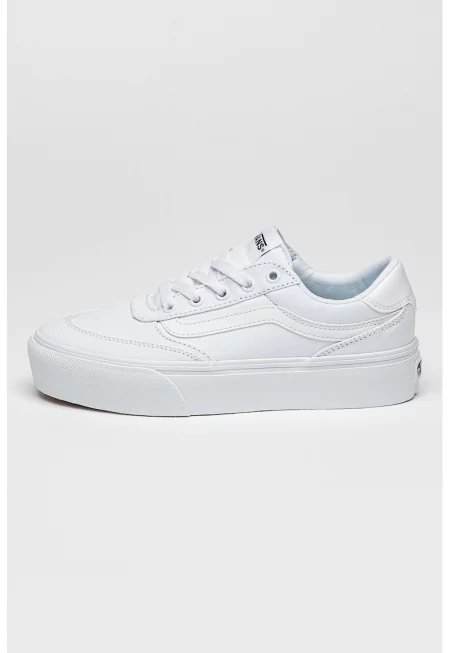 Текстилни спортни обувки Brooklyn на равна платформа - Бял