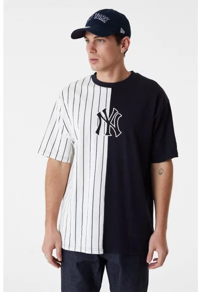 Уголемена тениска New York Yankees на райе