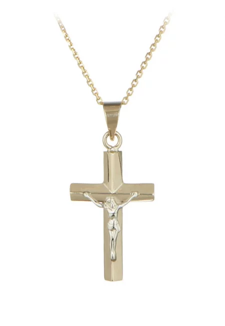Висулка кръст с 9K злато