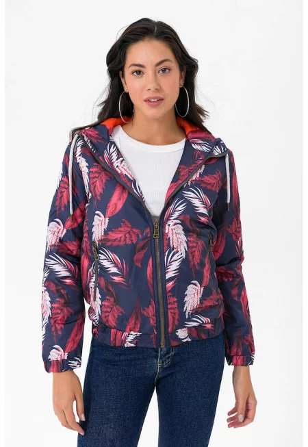 Яке Priscilla с качулка и принт