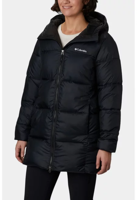 Зимно яке Puffect II с качулка - Черен