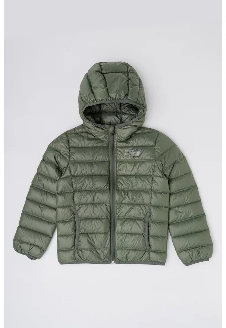 Зимно яке с пухена вата и качулка