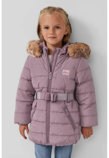 Зимно яке с цип и връзка