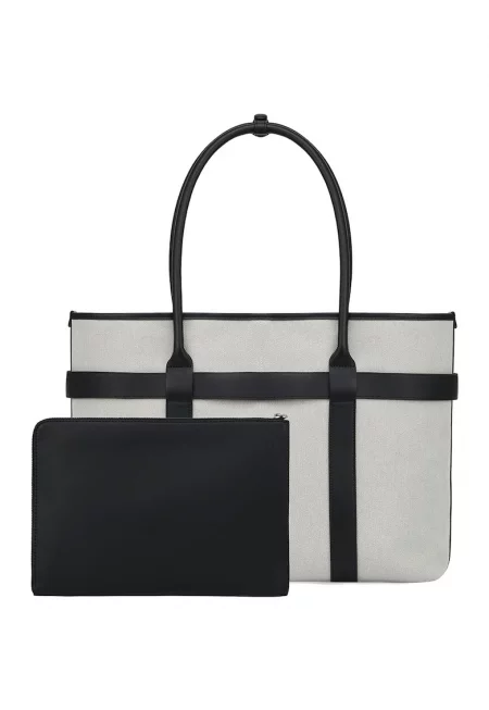 Чанта Tote с кожа