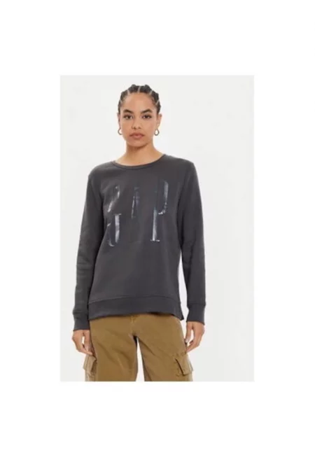 Дамска блуза -  304454370 - Памук/Полиестер - Сива - Сив