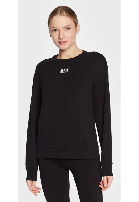 Дамска блуза -  Emporio Armani - Памук - 302475919 - Черен