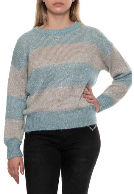 Дамска блуза  W2RR26 - Син