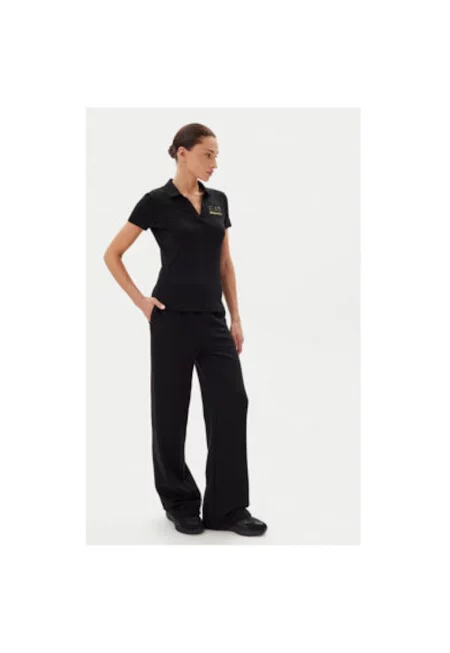 Дамска поло риза Emporio Armani  7W000266 AF12500 - Памук/Модал - 45667 - Черен