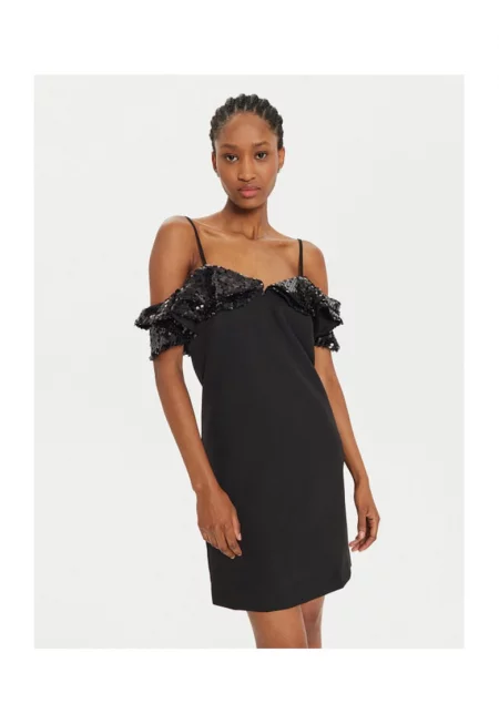 Дамска рокля -  304948770 - Полиестер - Черен - Черен