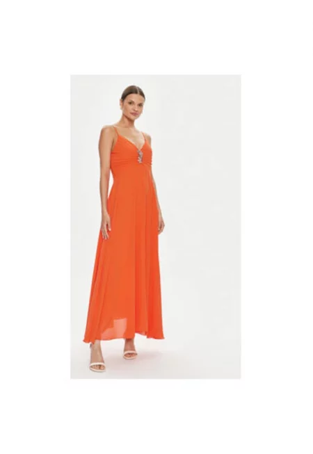 Дамска рокля - Ринасименто - 304454509 - Полиестер - Оранжев