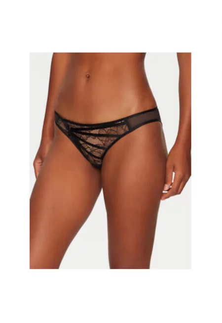 Дамски бикини -  304178214 - Полиамид - Черни