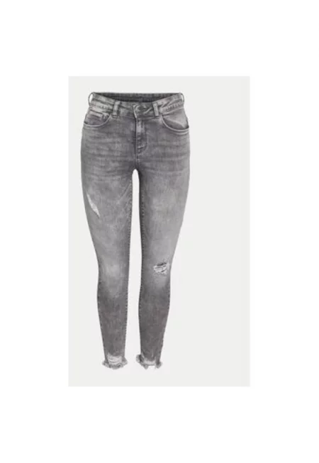 Дамски дънки -  304422911 - Памук - Сив - Сив