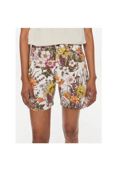 Дамски къси панталони -  304165504 - Памук - Многоцветен - Многоцветен