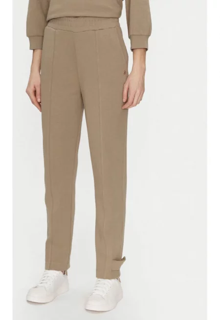 Дамски панталон -  305182883 - Памук/Полиестер - Бежов - Бежов