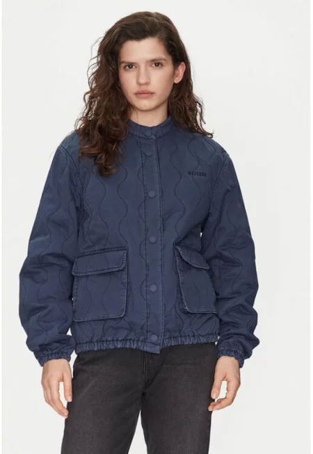 Дамско яке -  304893100 - Памук - Син