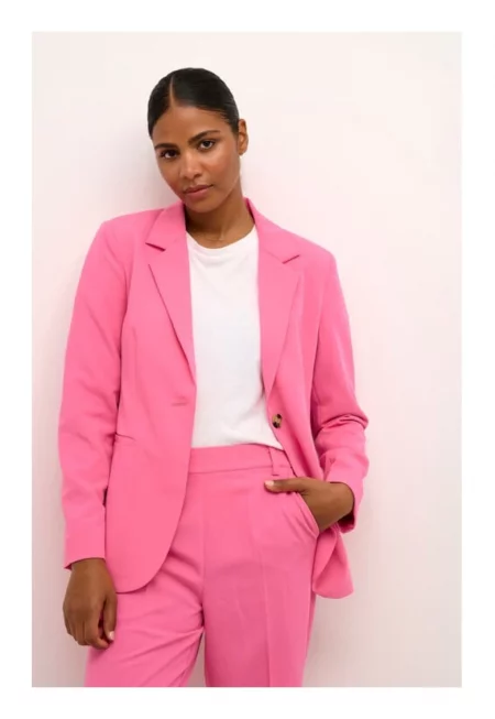 Дамско яке - кафе - 2835 - Полиестер - Розово