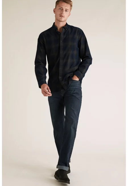 Дънки със стандартна кройка - Ултрамарин синьо