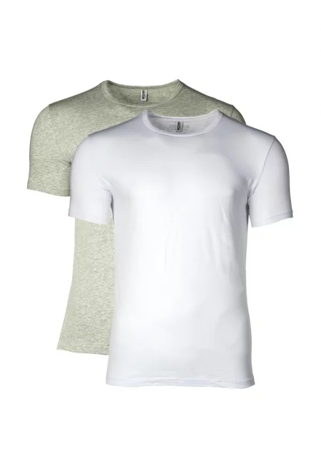 Домашна тениска с овално деколте - 2 броя