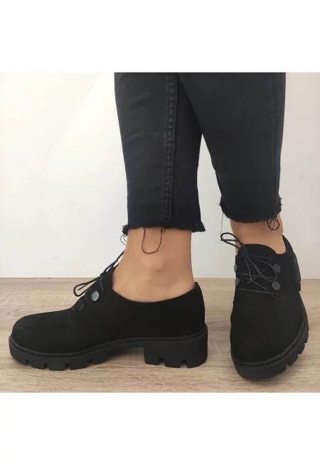 Ежедневни дамски обувки  N4 черни - черни - Черен