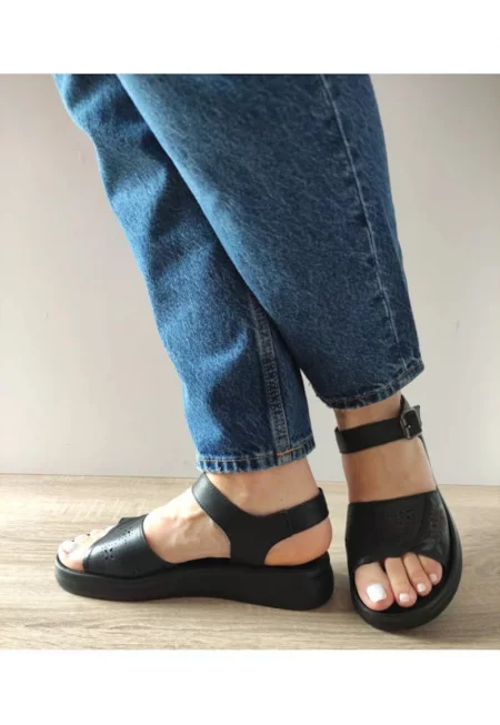 Ежедневни дамски сандали  28-38 Черни - Черно