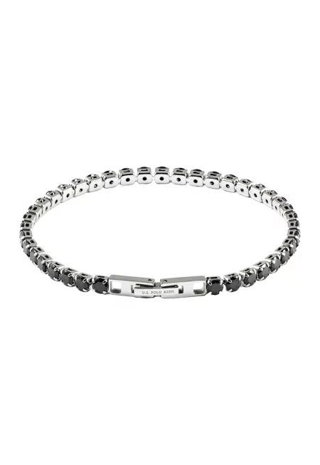 Гривна от неръждаема стомана с кристали