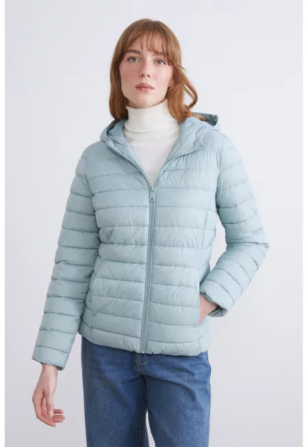 Капитонирано зимно яке с качулка