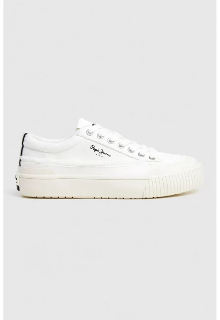 Кецове с лого - Черен/Бял