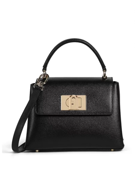 Кожена чанта през рамо 1927 - Златист/Черен