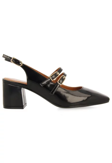 Лачени обувки Mary-Jane - Черен