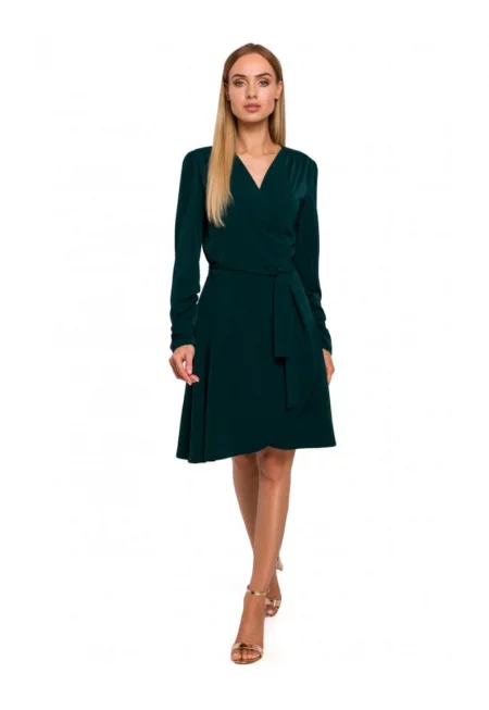 Made of Emotion Дамска мини рокля Yihuehn M487 zold