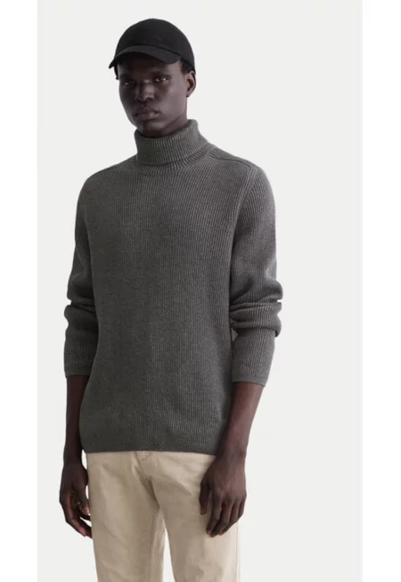 Мъжка блуза - Marc O'Polo - 304174049 - Памук - Сив - Сив