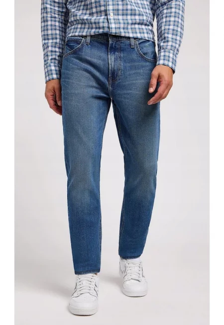 Мъжки дънки -  Austin - памук/еластан - син - - Син