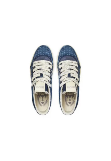 Мъжки спортни обувки - BB5003 TX342 -  Текстил - Тъмносин