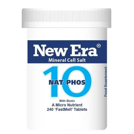 Минерална сол №10 Натриев фосфат с Биотин – При киселини и стомашен дискомфорт, 240 бързоразтворими таблетки