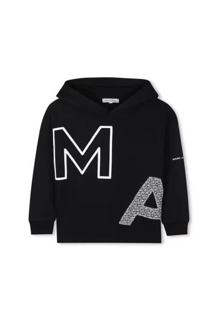 Момчешки суитшърт  W60431 - памук/полиестер - черен